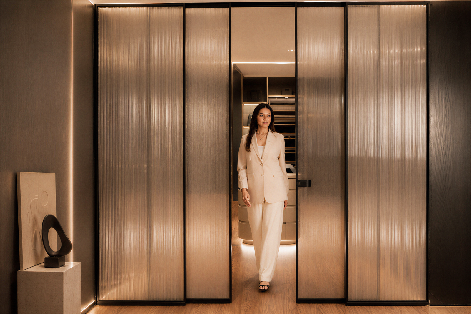 Double Sliding Partitions
